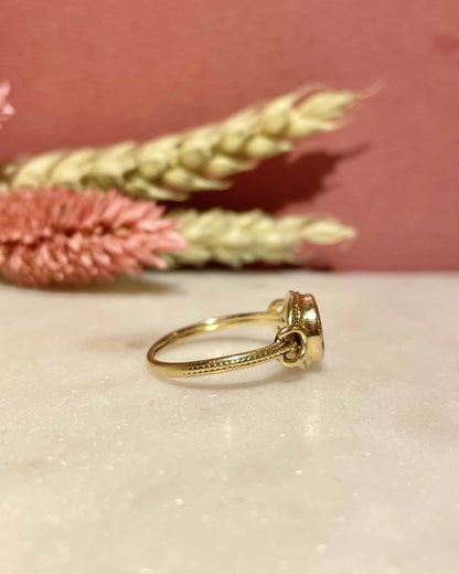 Bague Solitaire Grenat 1.10 carat &quot;Laurel&quot;