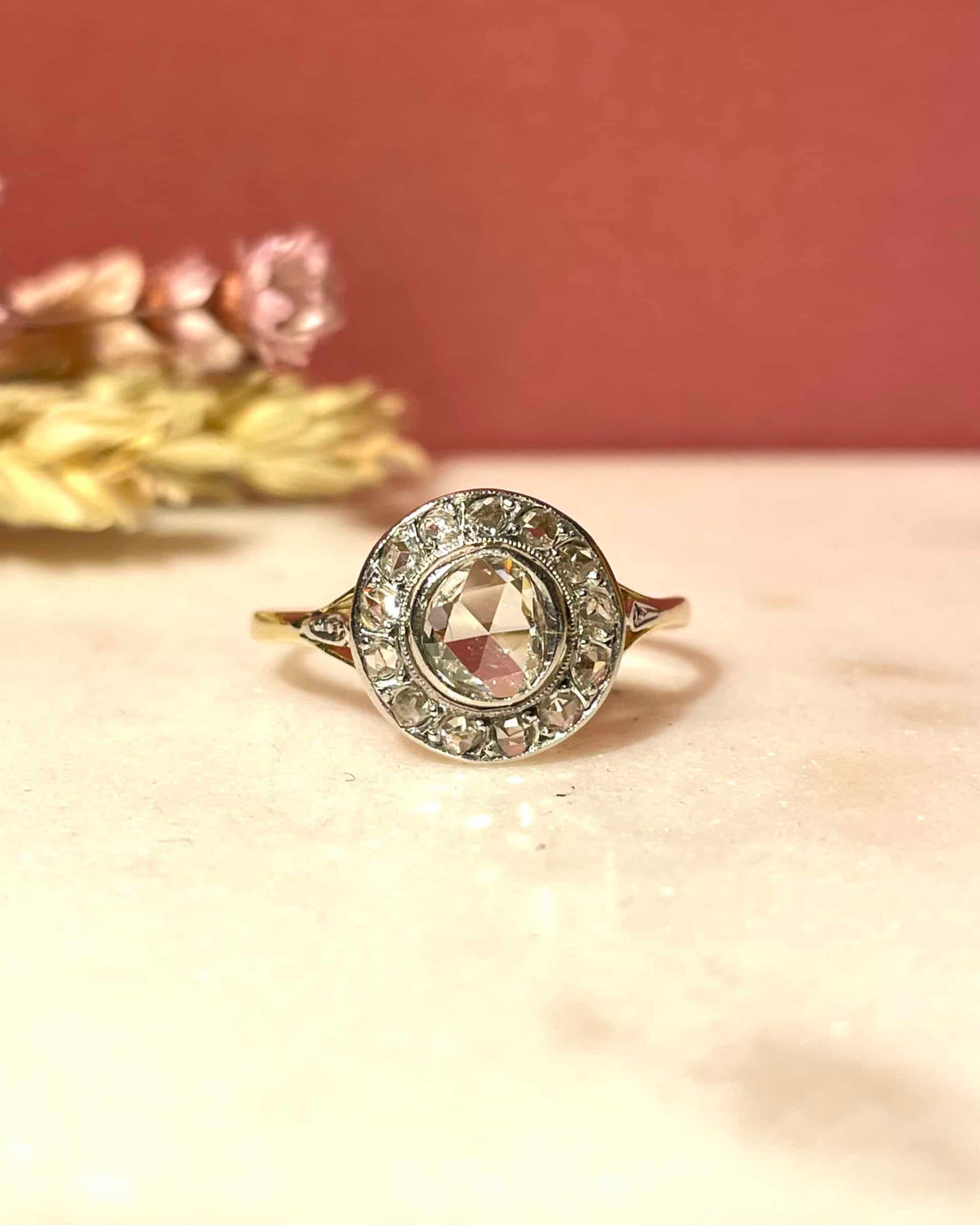 Bague Art-Déco Diamants 0.61 carat &quot;Timéa&quot;
