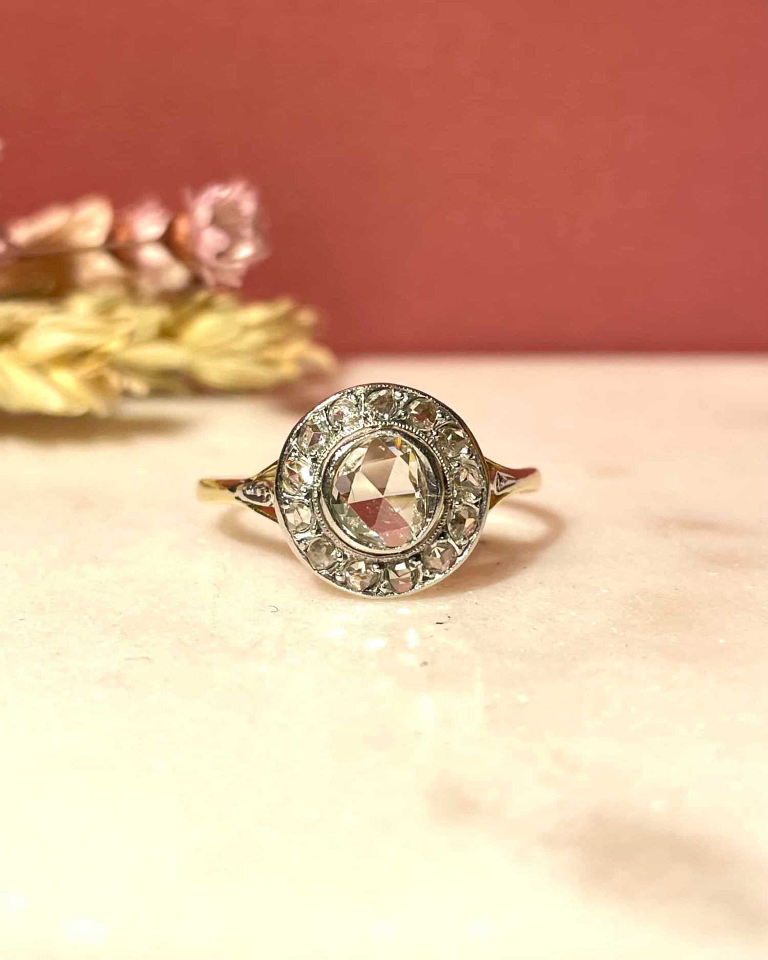 Bague Art-Déco Diamants 0.61 carat &quot;Timéa&quot;