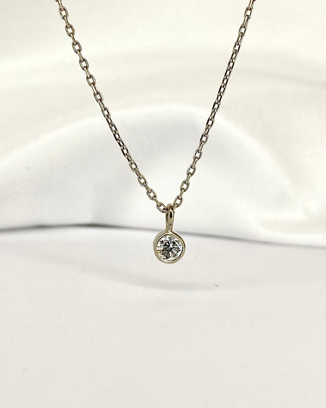Collier Diamant 0.10 carat "Tyla"