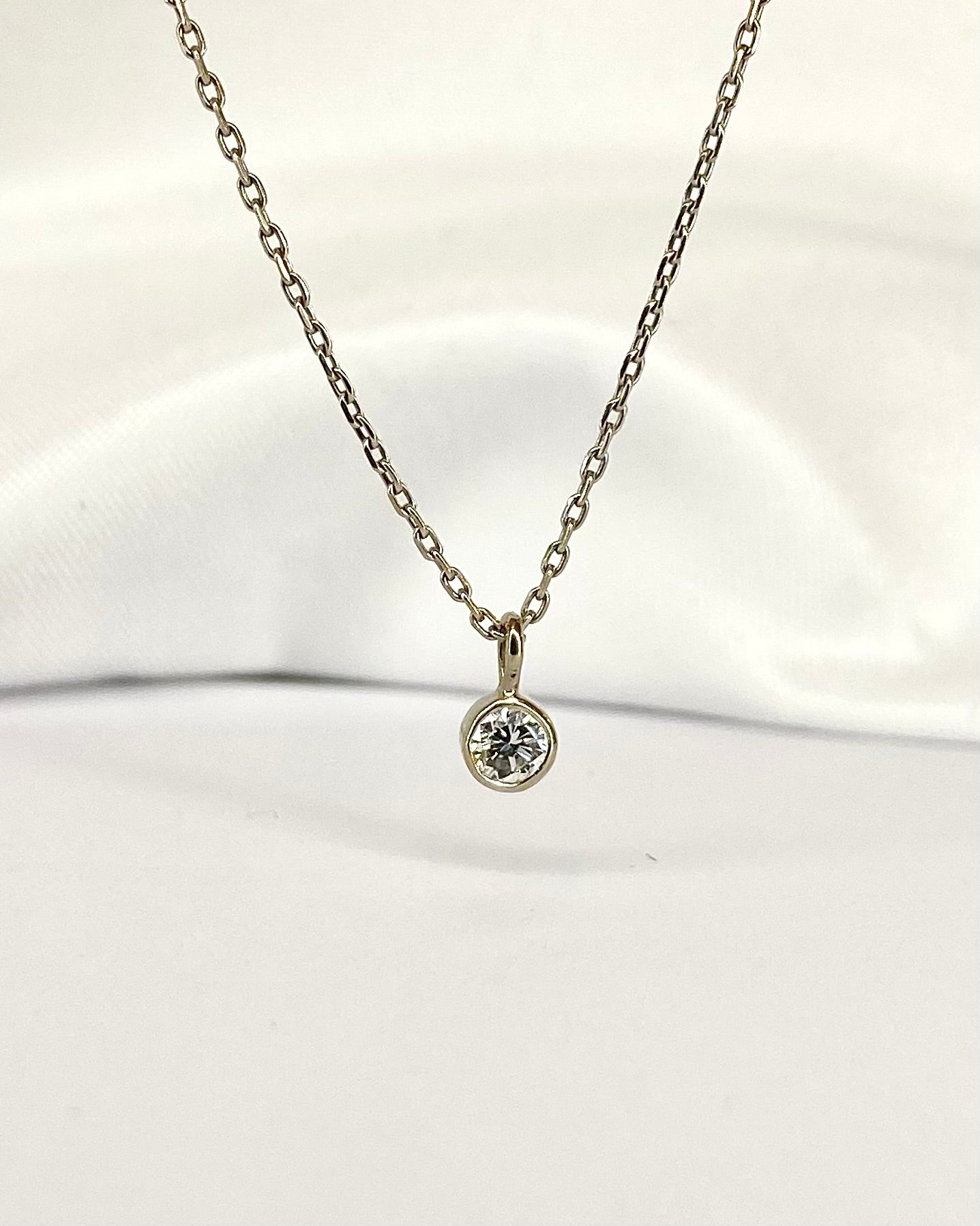 Collier Diamant 0.10 carat "Tyla"