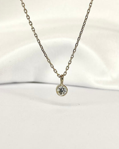 Collier Diamant 0.10 carat "Tyla"