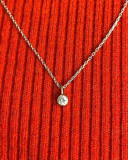 Collier Diamant 0.10 carat "Tyla"