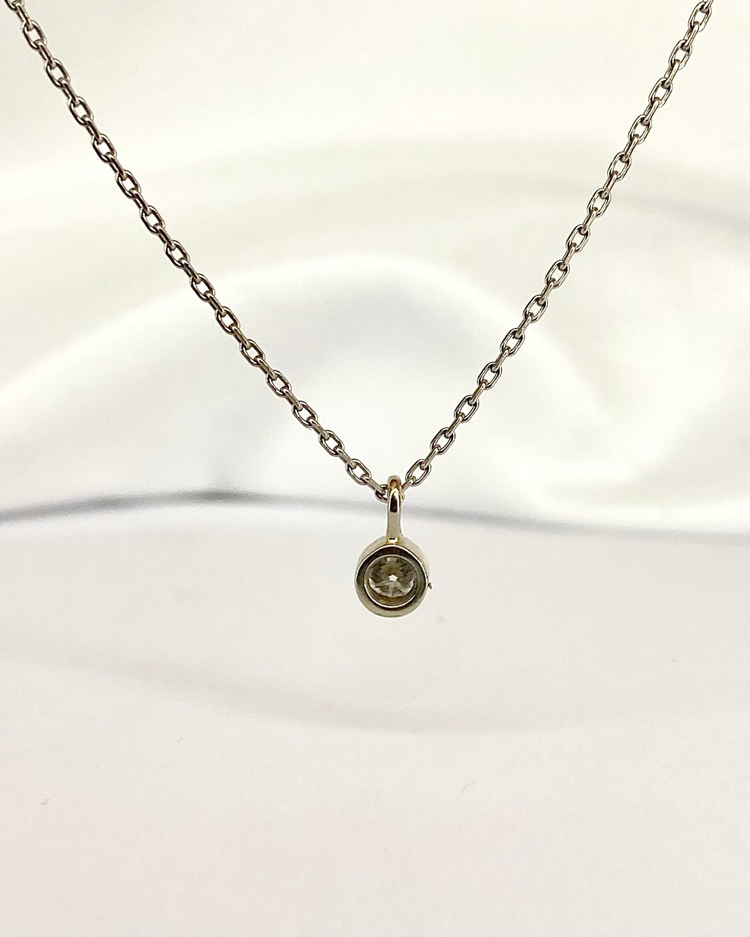 Collier Diamant 0.10 carat "Tyla"