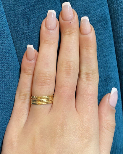 Bague Semainier Or &quot;Yasmina&quot;